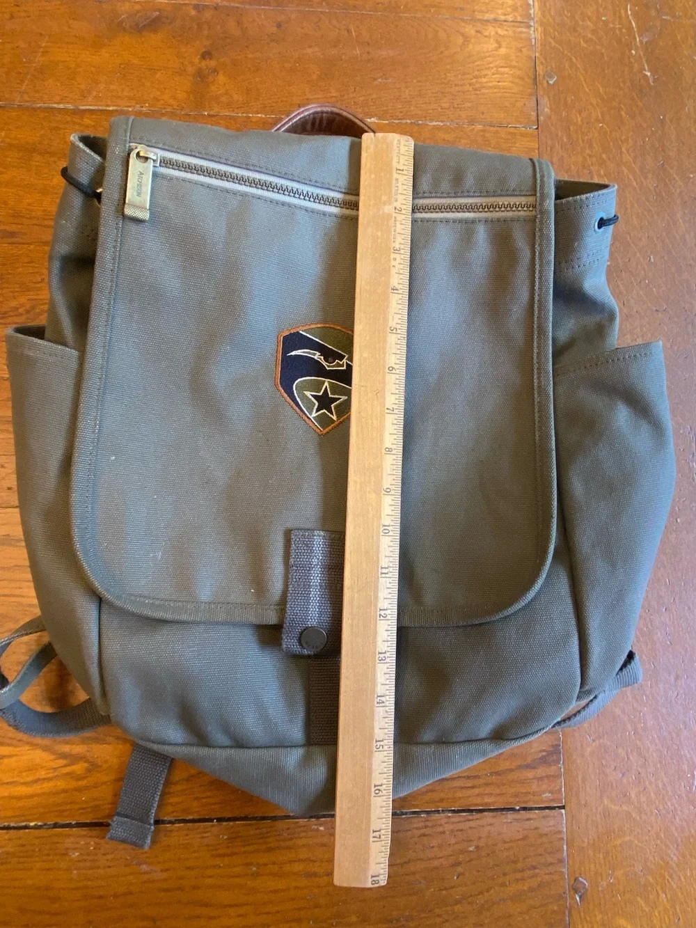 G.I. Joe Rise of the Cobra Logo Patch Olive Drab Green Crew Tote Bag Backpack